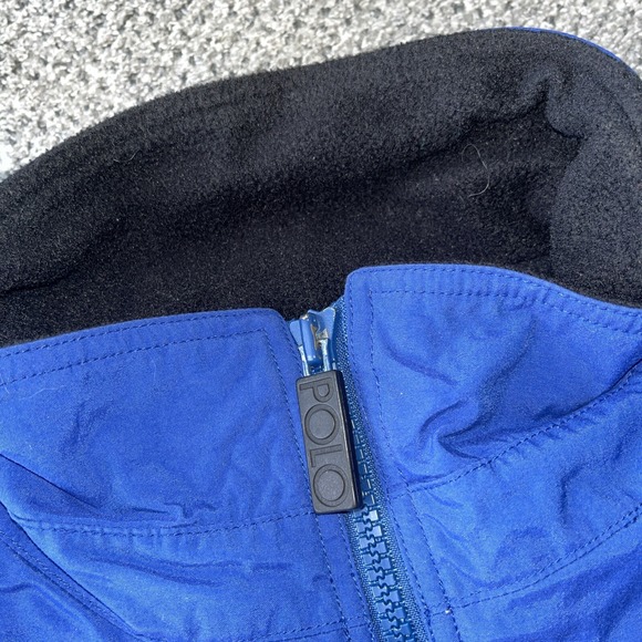 Vintage Men's POLO Ralph Lauren Blue Bomber Jacket. Medium - Picture 2 of 8